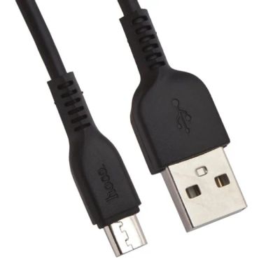 Лот: 16216746. Фото: 1. Кабель USB Hoco X20 Micro черный... Дата-кабели, переходники