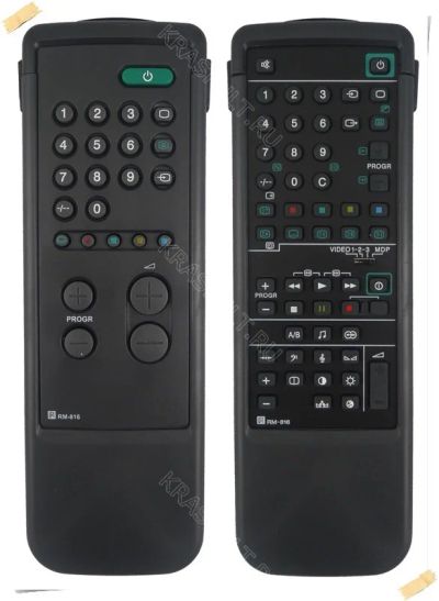 Лот: 15903316. Фото: 1. Пульт SONY RM-816 двухсторонний. Пульты ДУ