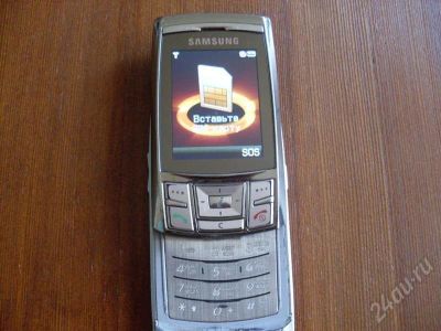 Лот: 413534. Фото: 1. samsung D840 silver. Кнопочные мобильные телефоны