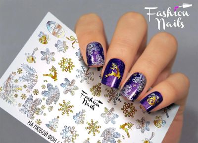 Лот: 10871327. Фото: 1. слайдер дизайн fashion nails galaxy... Украшения, дизайн ногтей