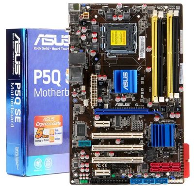 Лот: 7585473. Фото: 1. материнская плата Asus P5Q SE... Материнские платы