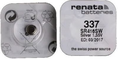 Лот: 17642620. Фото: 1. Renata SR416SW, 1.55V. Батарейки, аккумуляторы, элементы питания