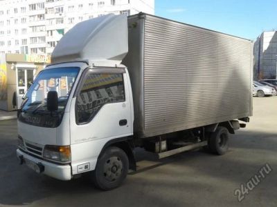 Лот: 5729833. Фото: 1. ISUZU ELF. Мебельная будка.3т. Грузовики, автобусы, спецтехника