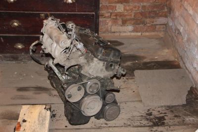 Лот: 10669788. Фото: 1. Двигатель Nissan Wingroad Y11... Двигатель и элементы двигателя