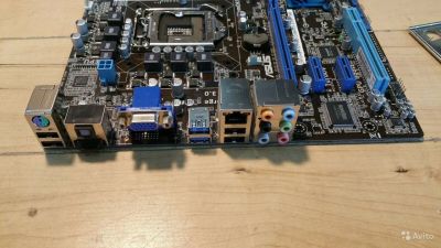 Лот: 13947780. Фото: 1. Asus P8H61M-PRO (CM6630/DP MB... Материнские платы