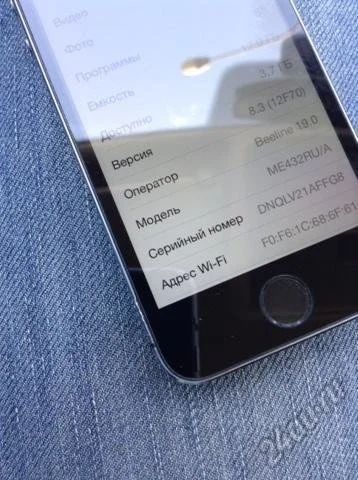 Лот: 5697477. Фото: 1. iPhone 5s 16 gb 16gb Айфон 5с... Смартфоны