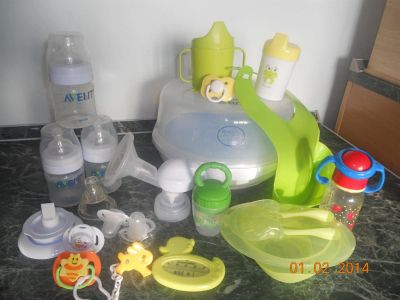 Лот: 3701303. Фото: 1. Avent "молокоотсос, стерилизатор... Всё для кормления