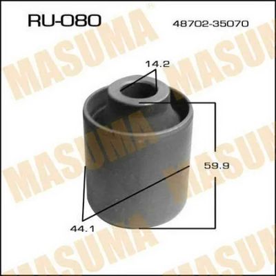 Лот: 18593074. Фото: 1. Сайлентблок masuma prado j9 rear... Ходовая, подвеска, рулевое управление