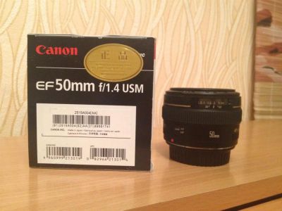 Лот: 3800835. Фото: 1. объектив CANON EF 50mm F/1.4 USM... Объективы