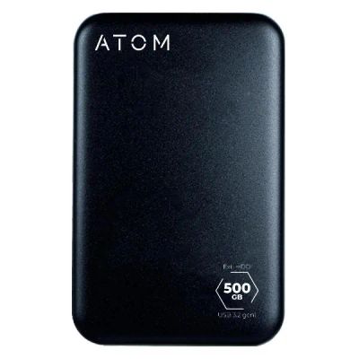 Лот: 24496583. Фото: 1. Внешний жесткий диск Atom 500GB... Внешние жесткие диски