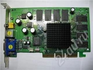 Лот: 182907. Фото: 1. Видеокарта GeForce 4 MX 440-8X... Видеокарты
