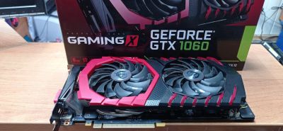 Лот: 22530318. Фото: 1. Видеокарта MSI 1060 gaming X 6Gb. Видеокарты