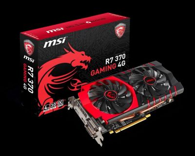 Лот: 10801753. Фото: 1. MSI Gaming R7-370 4gb 256bit. Видеокарты