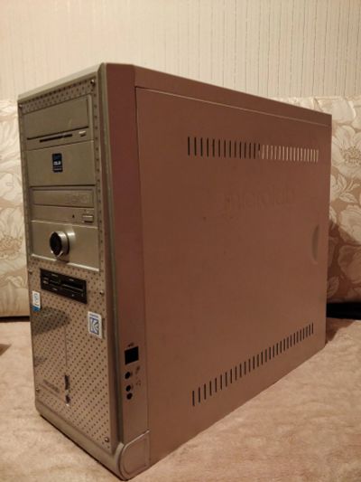 Лот: 12152425. Фото: 1. Корпус Microlab ATX + DVD-привод... Корпуса, блоки питания