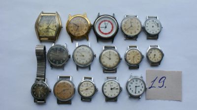 Лот: 9028492. Фото: 1. Набор из часов 15 шт. № 19. Часы настенные, настольные