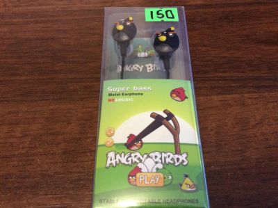 Лот: 8620180. Фото: 1. Наушники детские Angry Birds новые... Наушники, гарнитуры