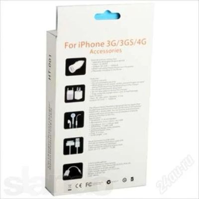 Лот: 2663173. Фото: 1. Набор 5 в 1 для iPhone 3G/3GS... Другое (смартфоны, связь, навигация)