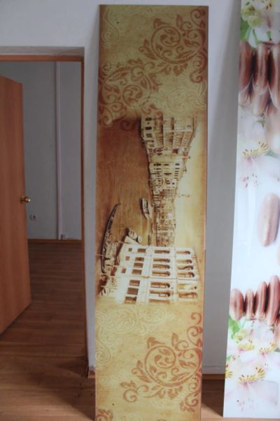 Лот: 10588601. Фото: 1. Фартук кухонный стеклянный , картина... Произведения