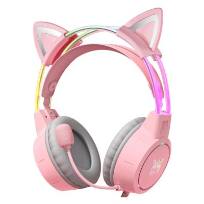 Лот: 24442004. Фото: 1. Игровые наушники Onikuma Pink... Наушники, гарнитуры