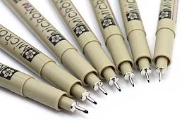 Лот: 6751840. Фото: 1. Набор капилярных ручек для рисования... Ручки, карандаши, маркеры