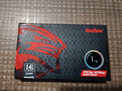 Лот: 18659149. Фото: 1. KingSpec SSD NVMe 1TB. SSD-накопители