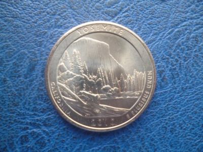 Лот: 11299373. Фото: 1. 25 центов 2010 года (квотер) Йосемитский... Америка