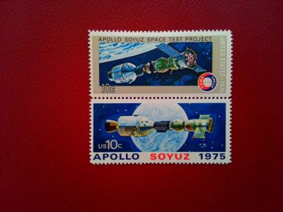 Лот: 11895525. Фото: 1. 1975. США. Космические корабли... Марки