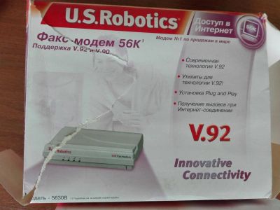 Лот: 7181475. Фото: 1. Факс-Модем 56К. Проводные модемы
