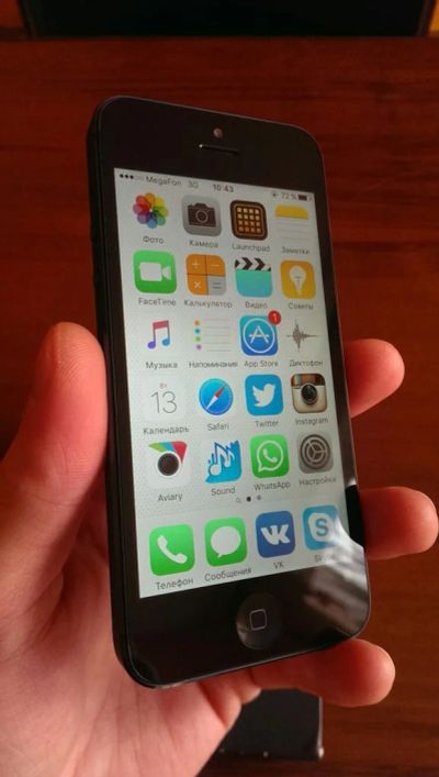 Лот: 6260202. Фото: 1. iPhone 5 Blcak 16gb. Смартфоны