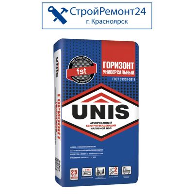 Лот: 21360354. Фото: 1. "UNIS" (Юнис) ГОРИЗОНТ УНИВЕРСАЛЬНЫЙ... Смеси, шпатлевки, цемент