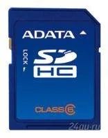 Лот: 820033. Фото: 1. Secure Digital 4Gb HC Class6 A-DATA. Карты памяти