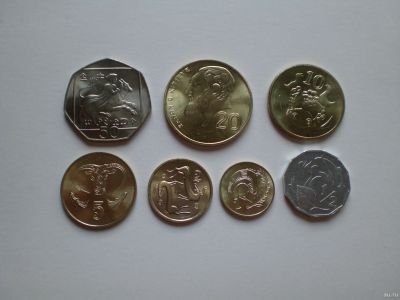 Лот: 16161288. Фото: 1. Кипр. Набор монет 1983 - 2002... Наборы монет
