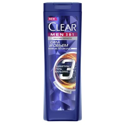 Лот: 24117671. Фото: 1. Шампунь Clear vita ABE, 3в1 Объем... Уход за волосами 