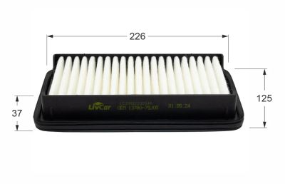 Лот: 24999735. Фото: 1. Фильтр воздушный A-980 LivCar... Расходные материалы