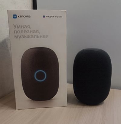 Лот: 24559441. Фото: 1. Колонка ВК капсула. Умные колонки