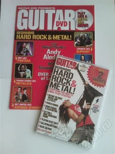 Лот: 637113. Фото: 1. GUITAR DVD Begining HARD ROCK... Гитары