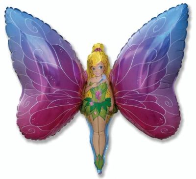 Лот: 5645832. Фото: 1. Ф2 Мини Девочка-бабочка, 14"/35... Воздушные шары