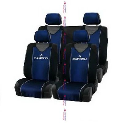 Лот: 14372587. Фото: 1. Чехлы-майки Carbon Plus 9пр. черно... Чехлы, коврики, оплетки руля