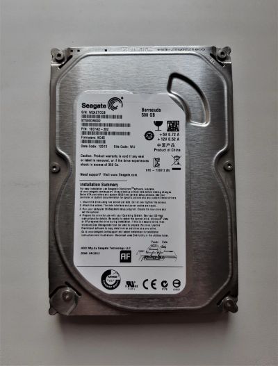 Лот: 12426308. Фото: 1. Жесткий диск Seagate ST500DM002. Жёсткие диски