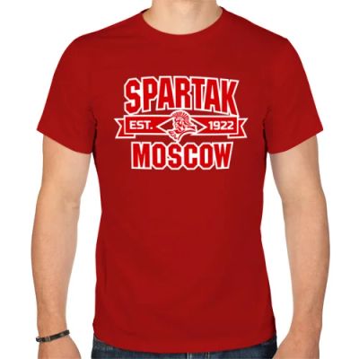 Лот: 6637790. Фото: 1. Мужская футболка "Спартак - Spartak... Футболки, поло
