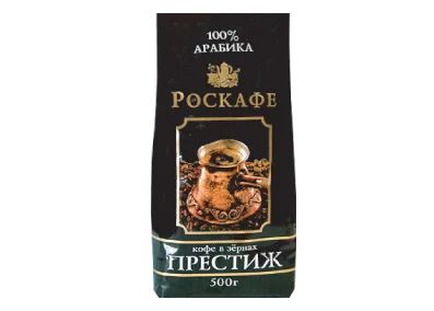 Лот: 8530019. Фото: 1. Кофе в зёрнах Роскафе «Престиж... Чай, кофе, какао