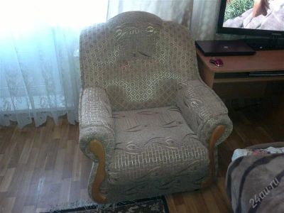 Лот: 2754141. Фото: 1. Кресло мягкое. Кресла, пуфы