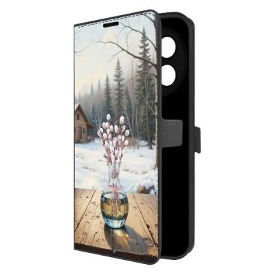 Лот: 25385437. Фото: 1. Чехол Krutoff Eco Book "Верба... Чехлы, бамперы