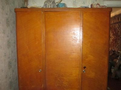 Лот: 3099561. Фото: 1. Старый шкаф дерево. Шкафы, шкафы-купе