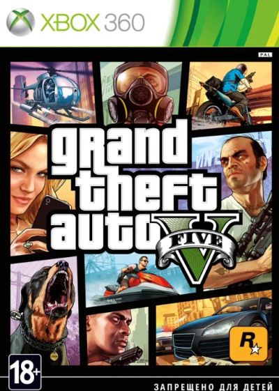 Лот: 4931871. Фото: 1. Gta 5 на Xbox 360. Игры для консолей
