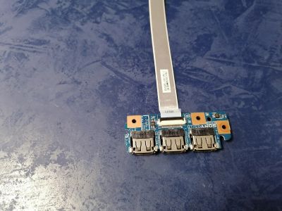Лот: 17732567. Фото: 1. Б/У плата с разъемами USB 48.4M03... Платы расширения, контроллеры, доп. порты