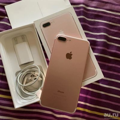 Лот: 13802894. Фото: 1. iPhone 7 plus 32GB rose gold+стекло... Смартфоны