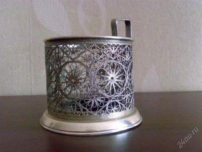 Лот: 1088893. Фото: 1. Подстаканник "Морозные узоры". Предметы интерьера и быта