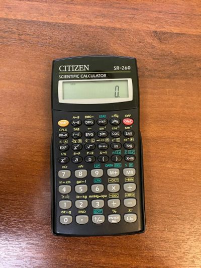 Лот: 19907872. Фото: 1. Калькулятор citizen sr-260. Калькуляторы