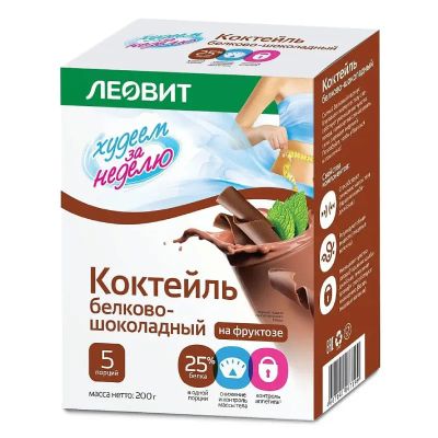 Лот: 25007903. Фото: 1. Леовит Худеем за неделю Коктейль... Лекарства